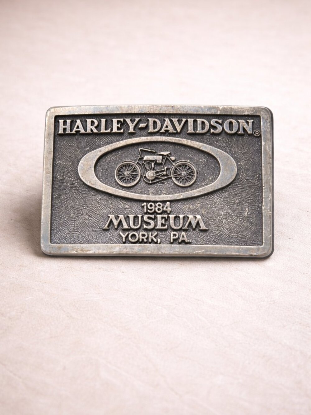 Harley-Davidson Museum Belt Buckle York, PA Vintage